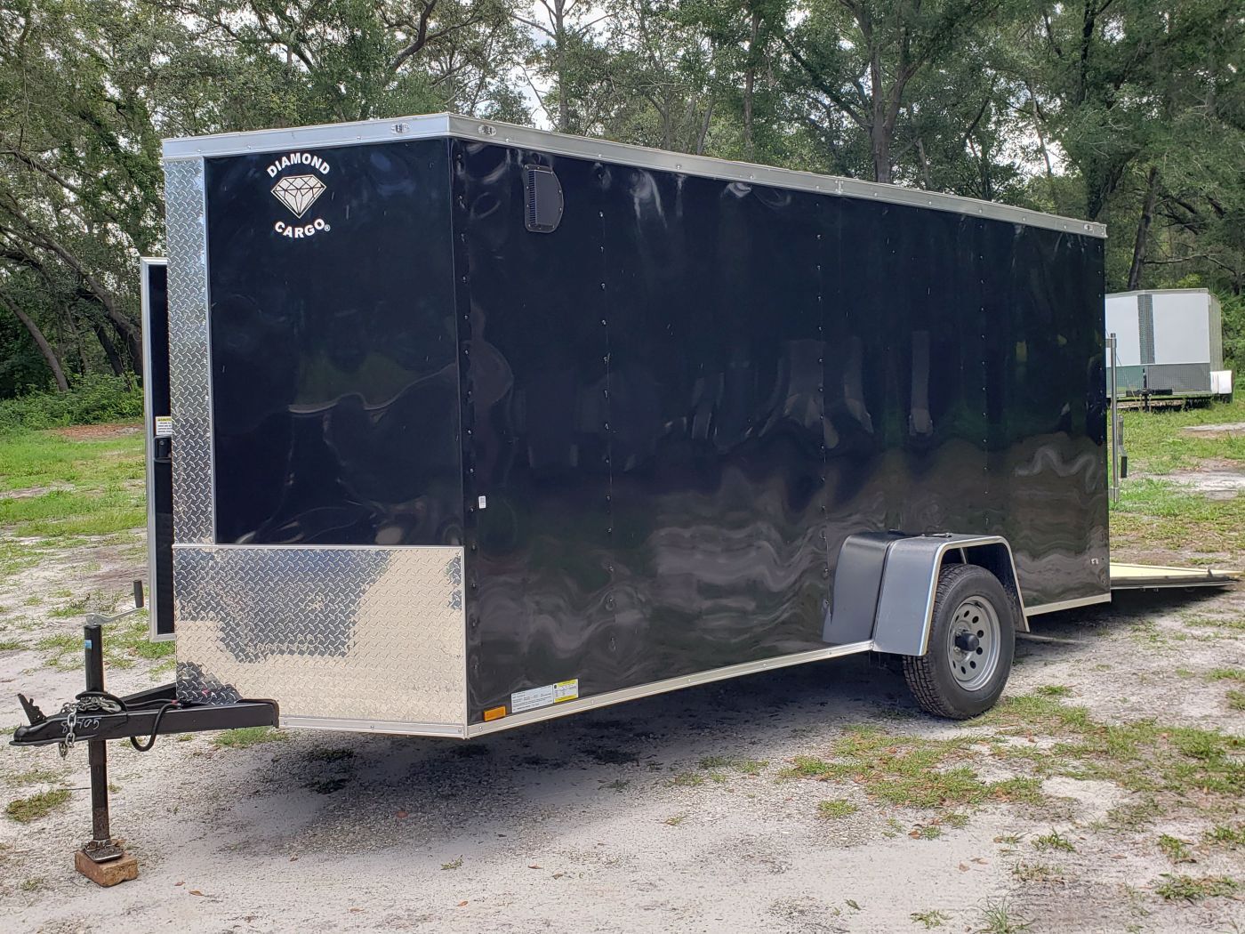 Diamond Cargo 6x14 SA Trailer - Black, Ramp, Side Door, Extra Height - Image 2
