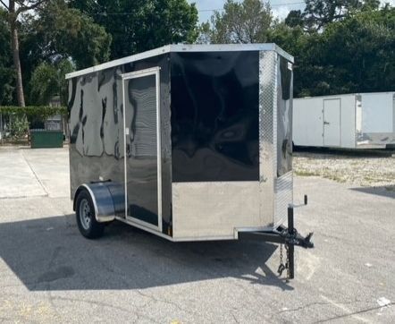 Douglas Trailers  6x10SA - Blk, R, RV, +3 Height