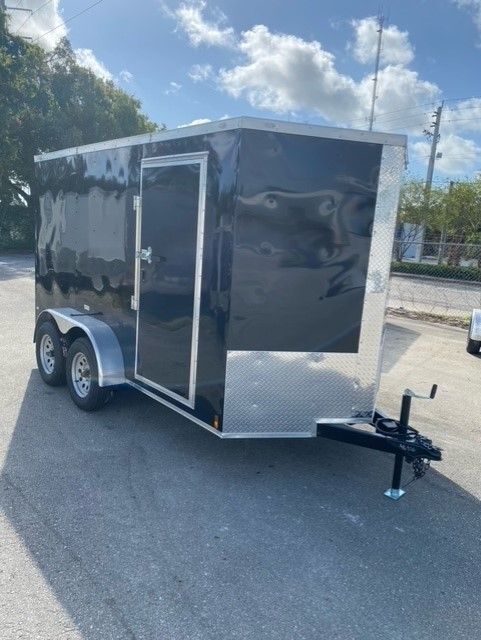 Douglas Trailers  6x12TA2L - Blk, DD, RV, +3 Height