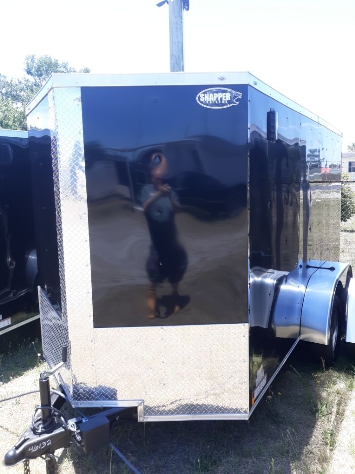 Douglas Trailers 6x12 TA Trailer - Black, Ramp, Side Door - Image 2