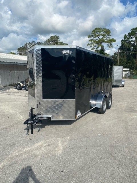 Douglas Trailers 6x14 TA Trailer - Black, Ramp, Side Door - Image 2