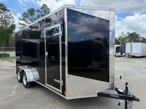 Douglas Trailers  7x16TA2L - Blk .080 Poly, R, RV, Standard 2x4, +12 Height