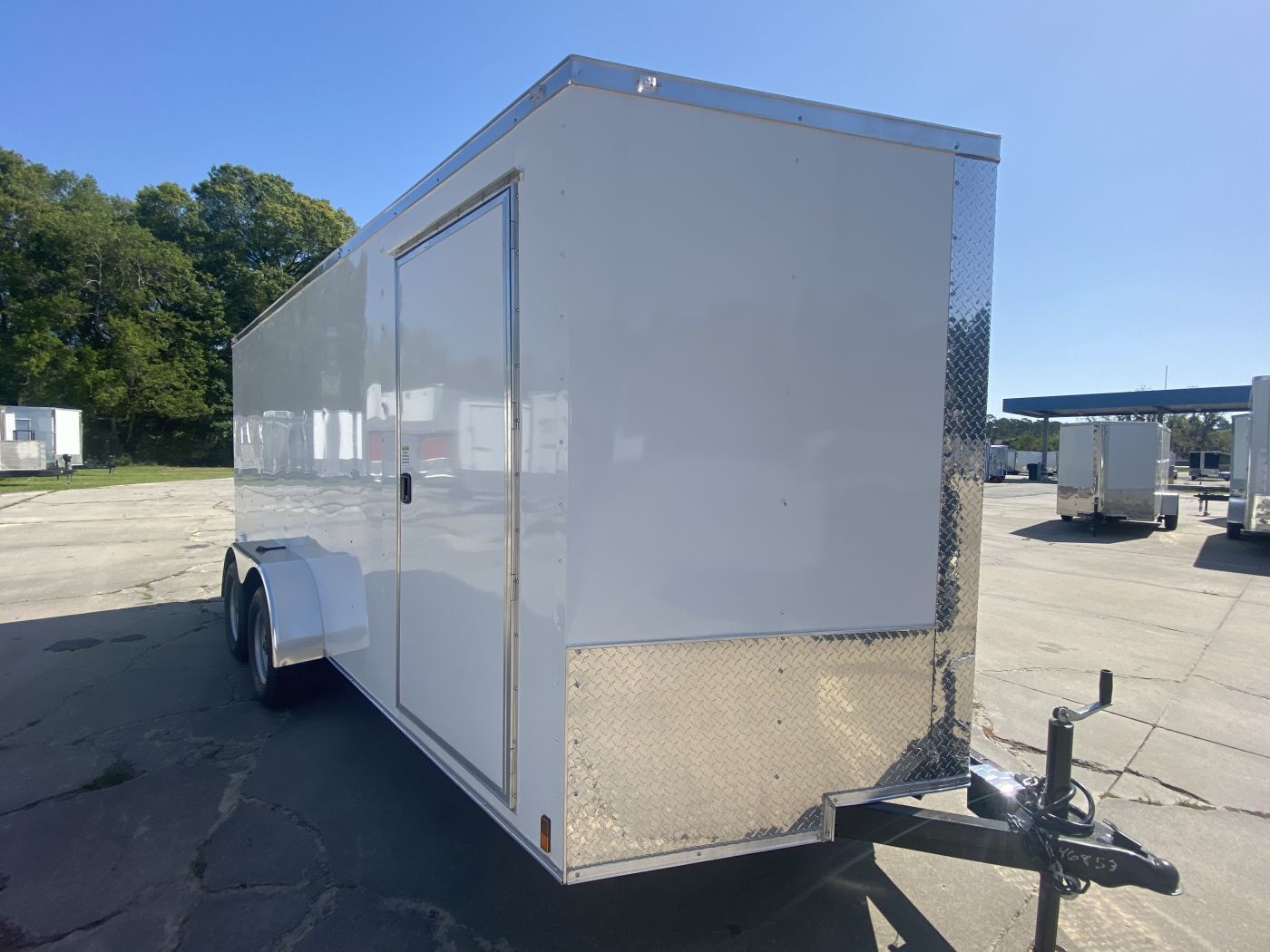 Douglas Trailers  7x16TA2L - Blk, R, RV, Standard 2x4, +3 Height