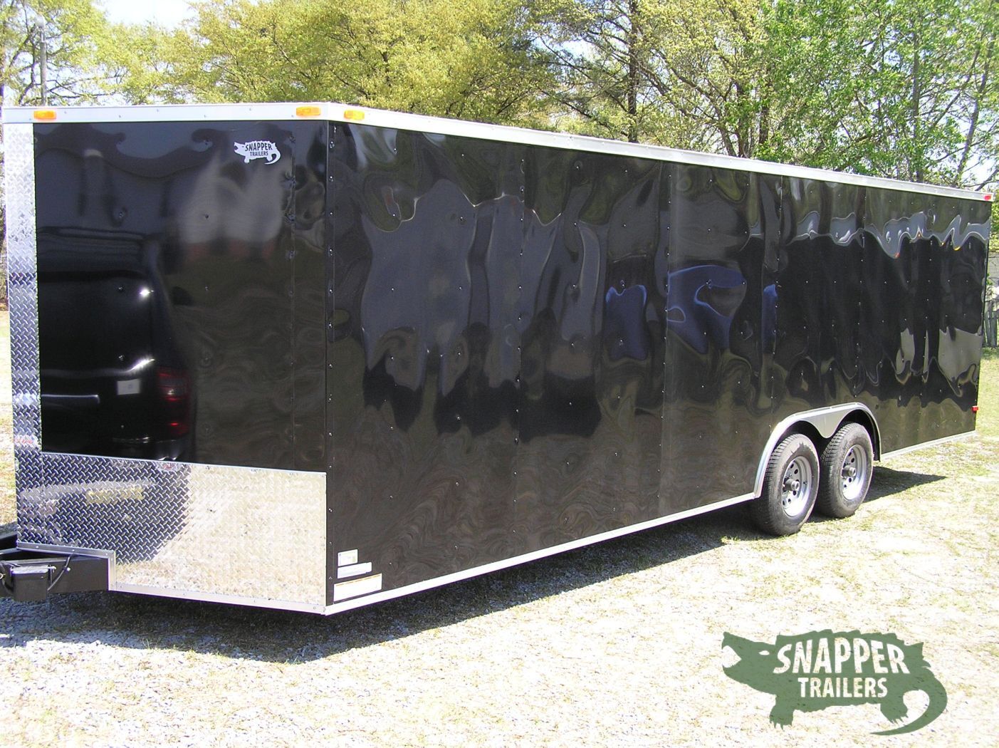 South Georgia Cargo 8.5x24 TA Trailer - Black, Ramp, Side Door, 5K Axles - Image 2