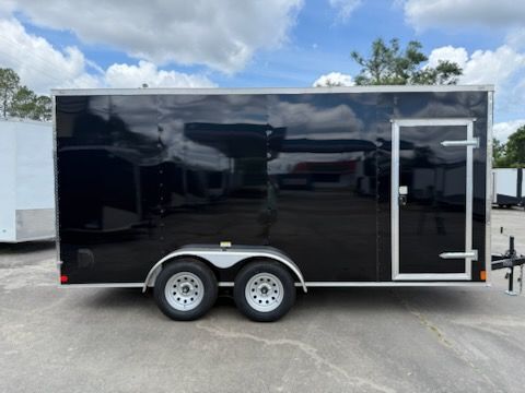 Douglas Trailers  7x16TA2L - Blk .080 Poly, R, RV, Standard 2x4, +12 Height
