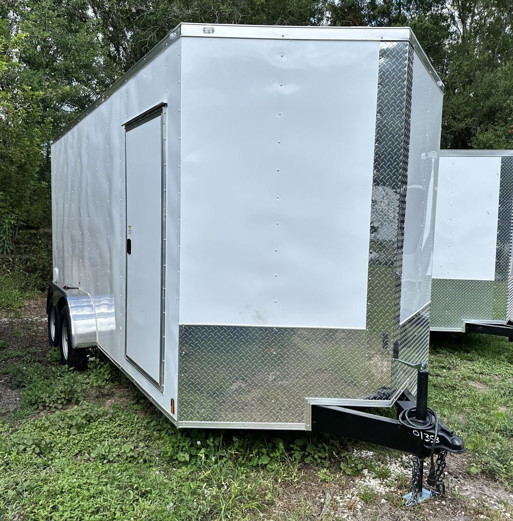 Douglas Trailers  7x16TA2L - Wh, R, RV, +12 Height