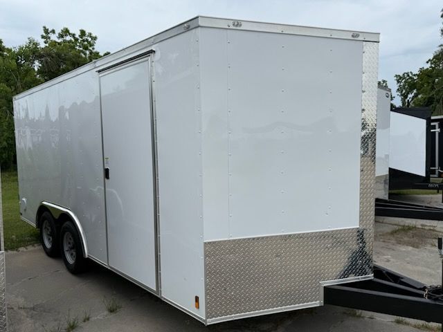 Douglas Trailers  8.5x16TA2L - Wh, DD, RV, Stab Jacks