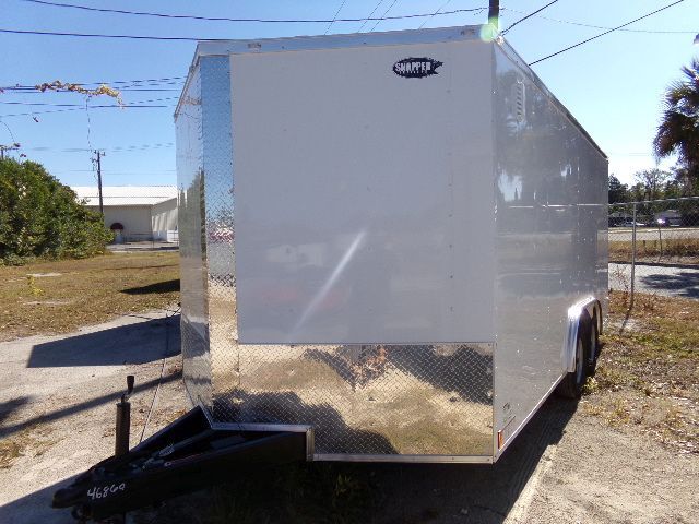 Douglas Trailers 8.5x16 TA Trailer - Black, DD, Side Door - Image 2